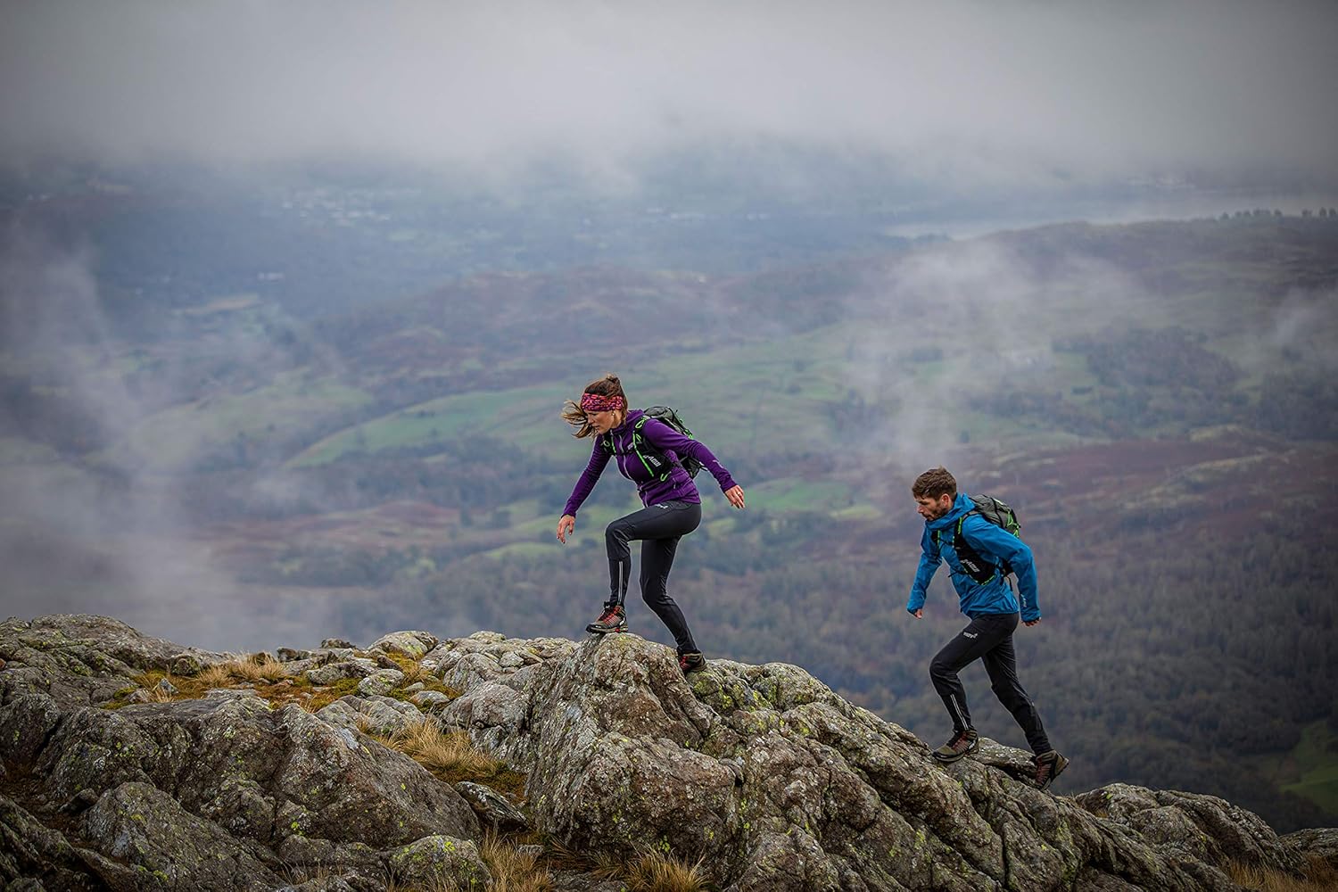 Мужские водонепроницаемые легкие походные ботинки Inov-8 Roclite 345 GTX Inov8, черный — фото 4