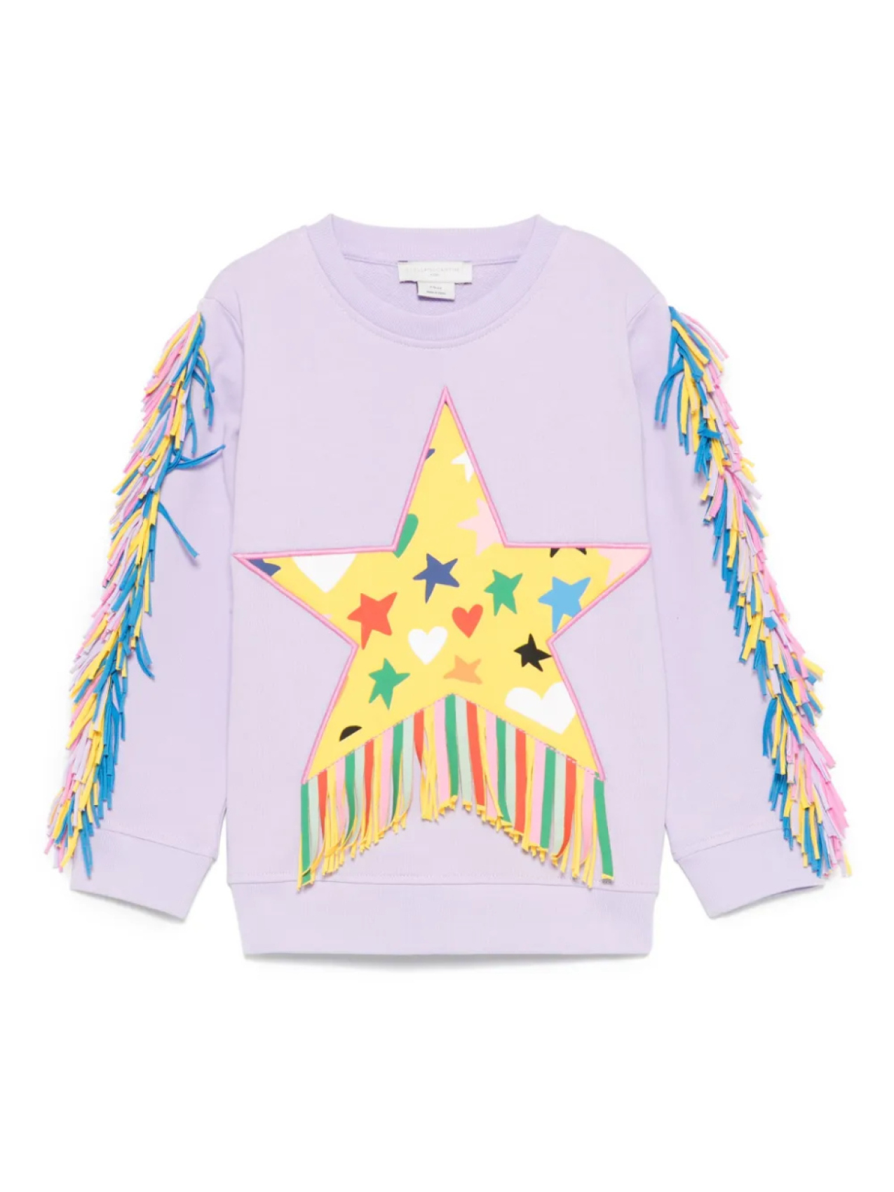 

Толстовка Stella McCartney Kids с нашивкой-звездой, фиолетовый