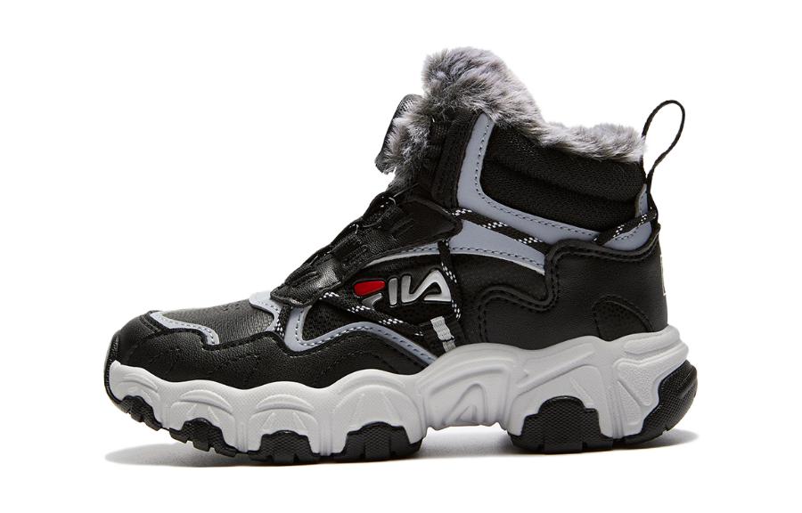 

FILA KIDS Fluid Boots антиударные амортизирующие детские повседневные кроссовки Black Kids'