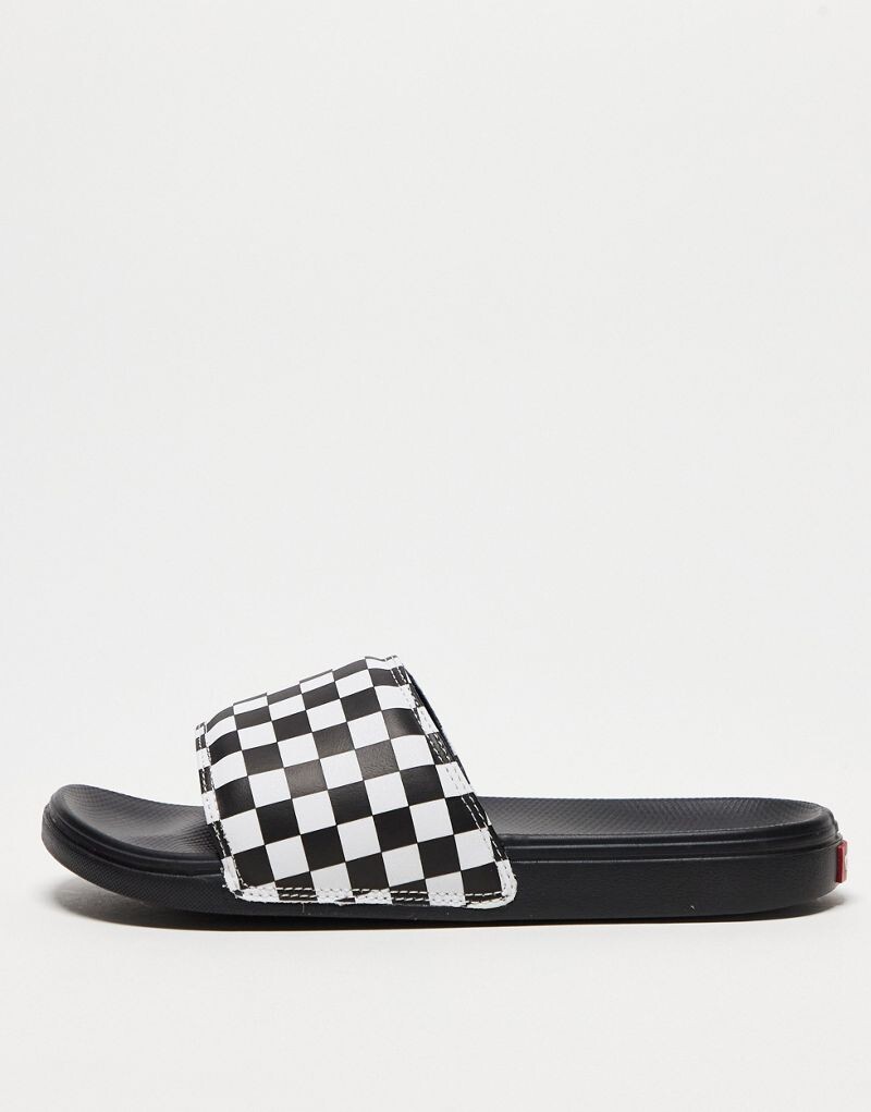 Vans - La Costa - Шлепанцы в черную клетку