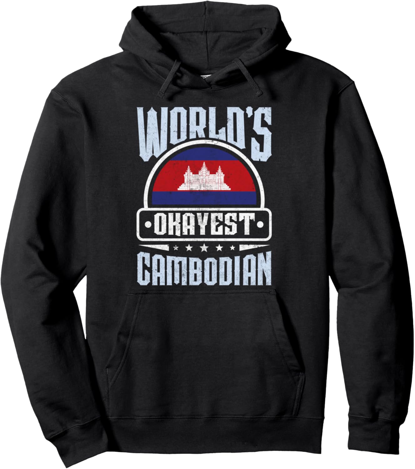 

Худи в камбоджийском стиле для мужчин и женщин 99 Gifts Cambodia T-Shirt & Jersey, черный