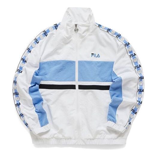 

Куртка Fila FUSION Contrasting Colors Woven Sports Jacket White, белый
