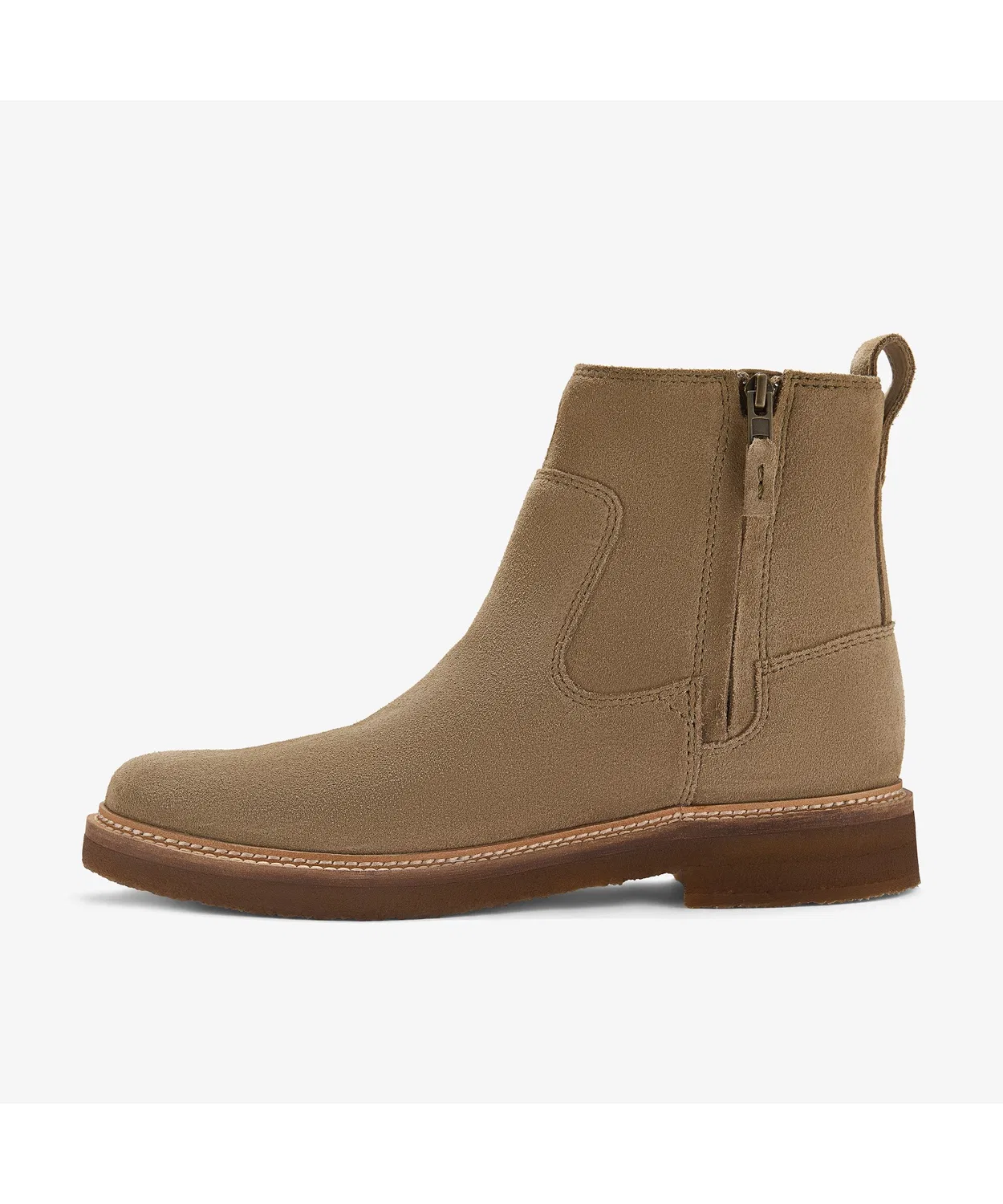 Ботинки Clarkdale с брендом Clarks на кожаной подкладке, цвет тёмно-коричневый — фото 2