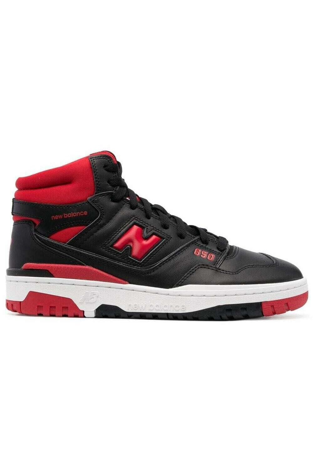 

Высокие кроссовки New Balance, чёрно-красный, Черный;серый, Высокие кроссовки New Balance, чёрно-красный
