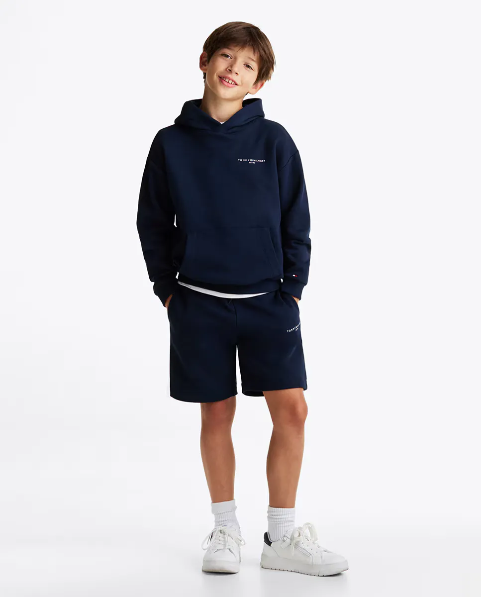 

Шорты карго для мальчиков с логотипом на кармане Tommy Hilfiger, синий