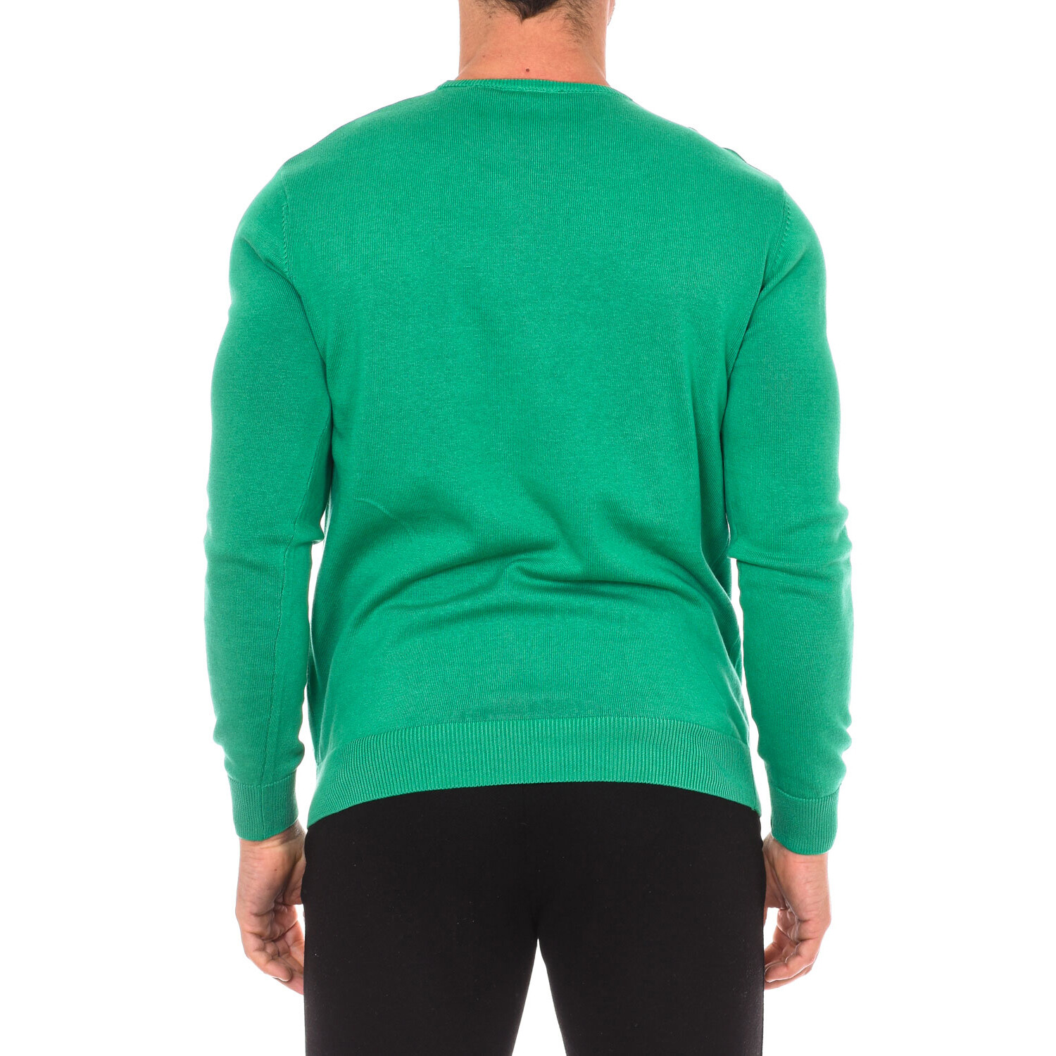 Свитер с длинным рукавом 67923 U.S. Polo Assn, зеленый — фото 3