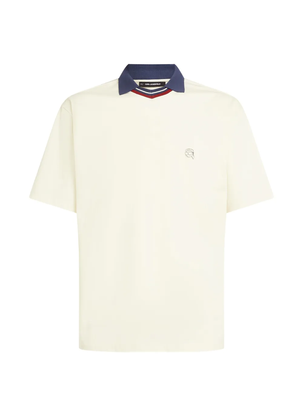 

Футболка Ikon с V-образным вырезом Karl Lagerfeld, бежевый