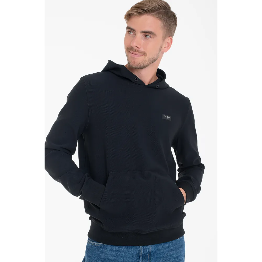 

Худи Guess Tech Stretch, черный