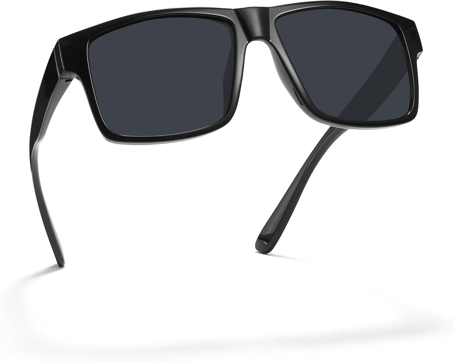 

Солнцезащитные очки XXL размера, очень большие, квадратные, 157 мм, поляризованные, для мужчин с большой широкой головой, TR90, легкие, UV400 PRIVEL, Glossy Black | Polarized Grey