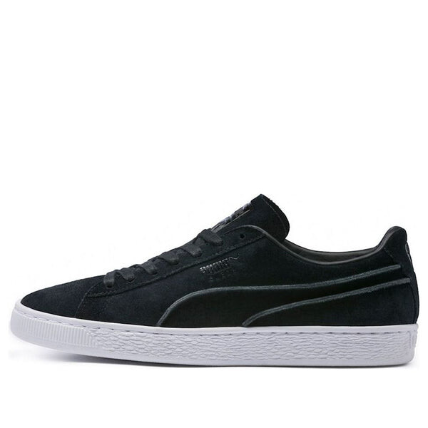 

Кроссовки suede classic 'exposed seams - black white' Puma, черный