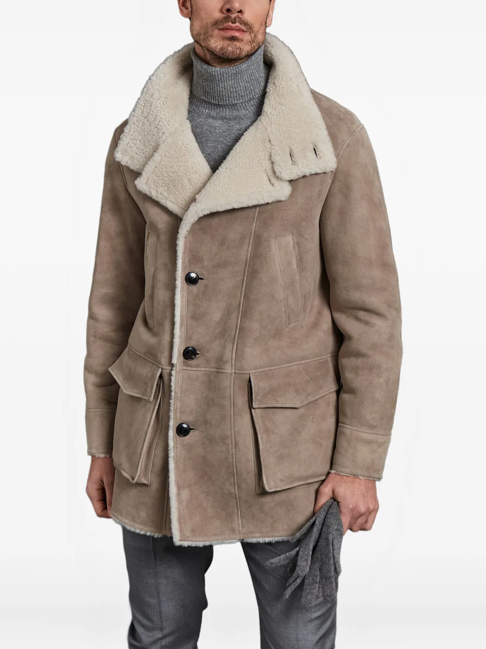 

Дубленка Manzoni 24, коричневый