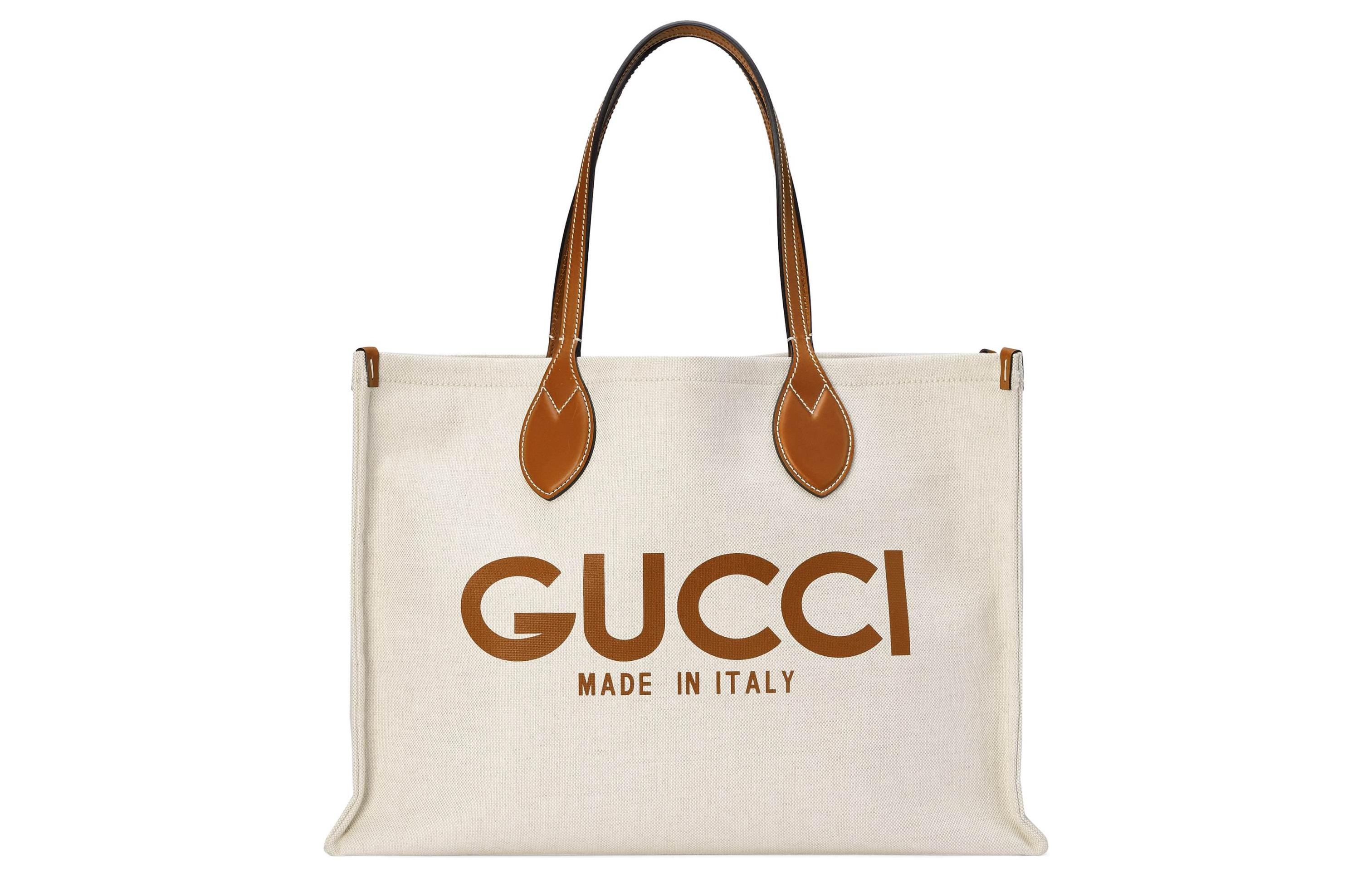 

GUCCI Хлопковая льняная сумка-шоппер