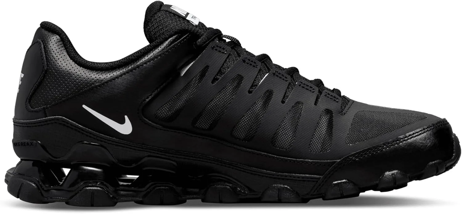 Мужские кроссовки Nike Reax 8 TR с сетчатым верхом для тренировок, черно-белый — фото 3