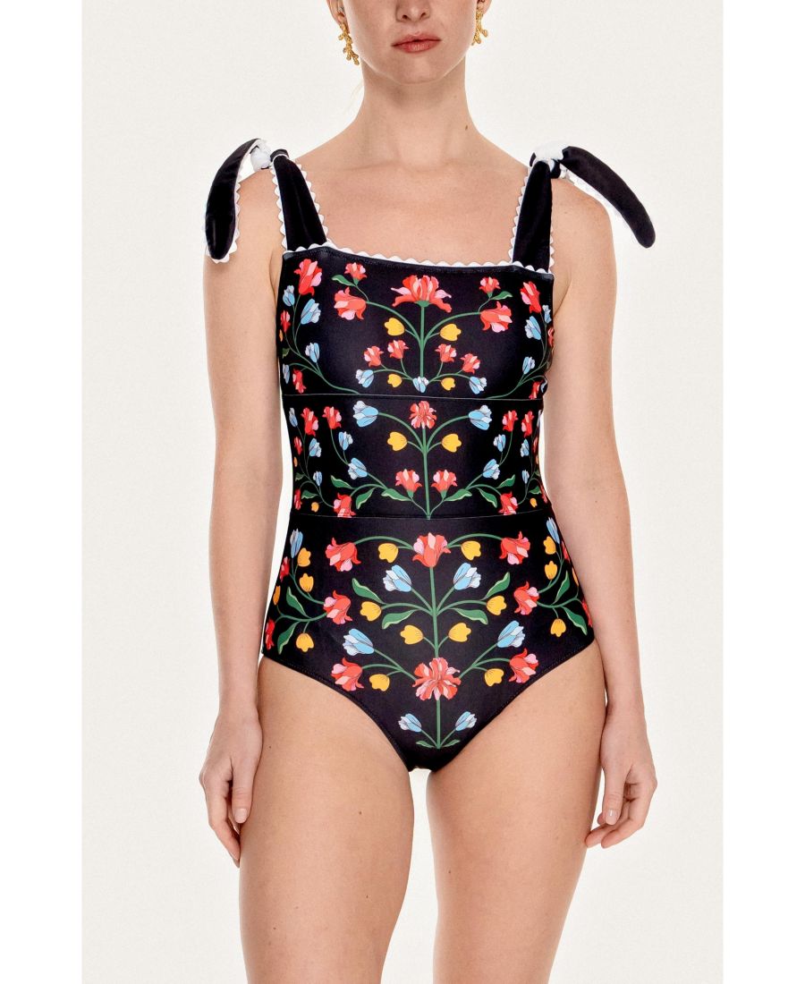 

Женский двусторонний слитный купальник с эффектом свечения днем и ночью Jessie Zhao New York, No Color