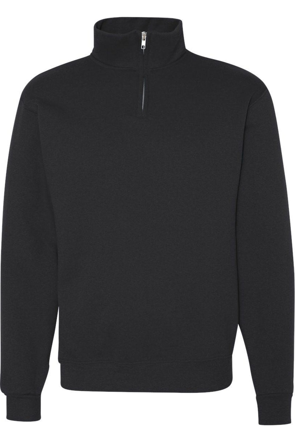 

Толстовка JERZEES Nublend Cadet Collar с застежкой-молнией на четверть длины, черный
