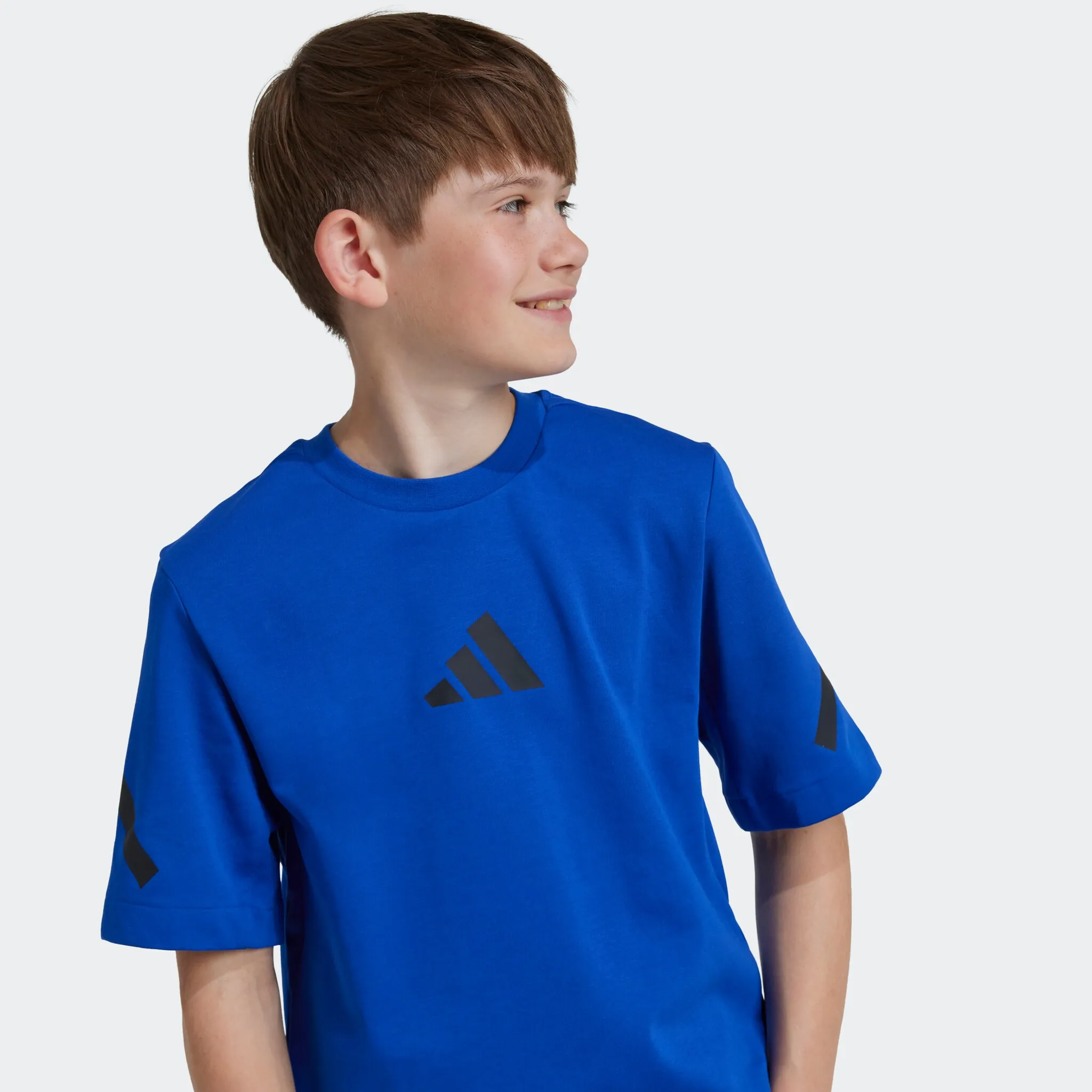 Футболка adidas Sportswear «J ZNE TEE», цвет Royal Blue / Black — фото 4