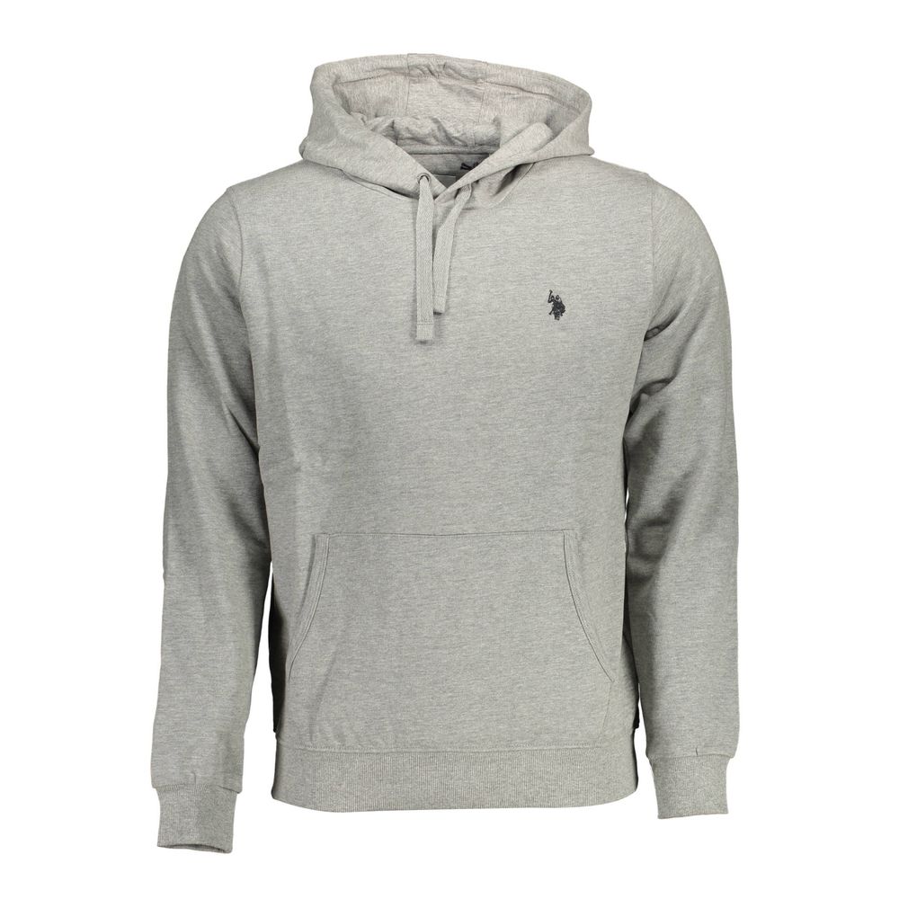 

Серый хлопковый мужской свитер U.S. Polo Assn.