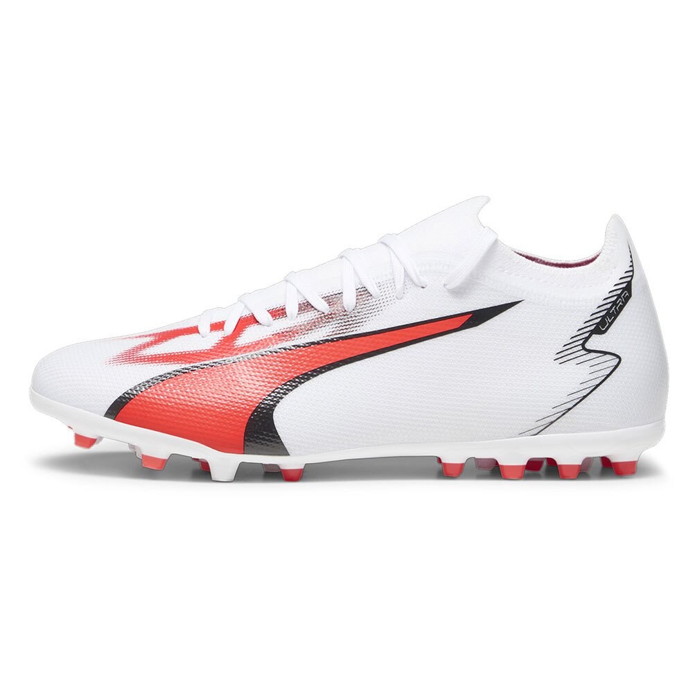 Бутсы Puma Ultra Match MG, белый — фото 4