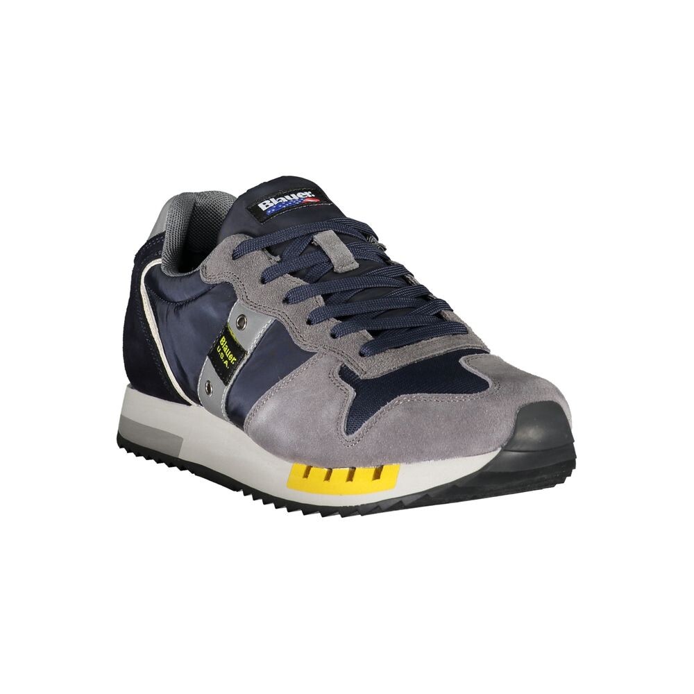 

Blauer Elevate Your Step: контрастные мужские кроссовки на шнуровке, синий