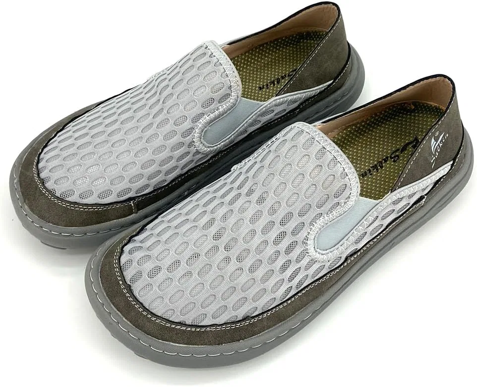 Кроссовки мужские повседневные Salkin Mesh Loafer, серый — фото 4