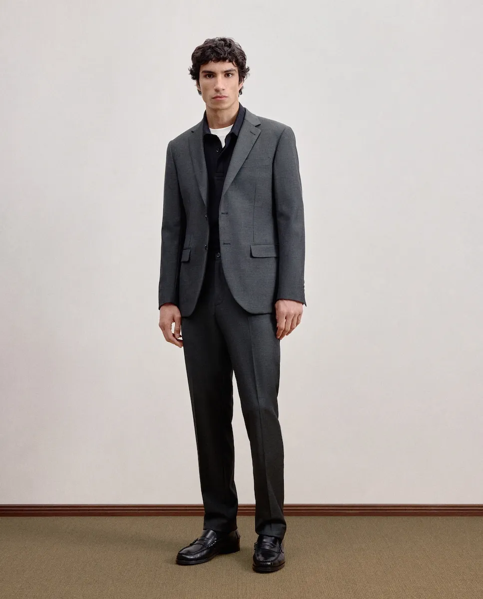 

Мужской костюм из искусственного материала, гладкий, светлый, моющийся Dustin, зеленый