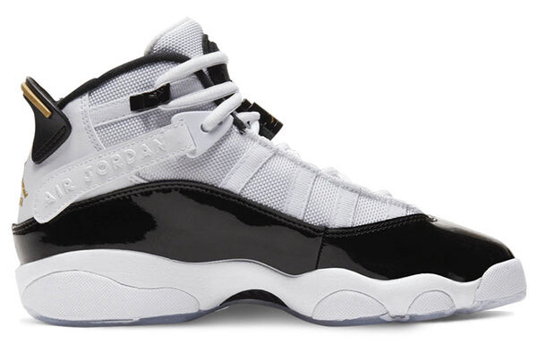 Кроссовки 6 колец Air Jordan, белый — фото 2