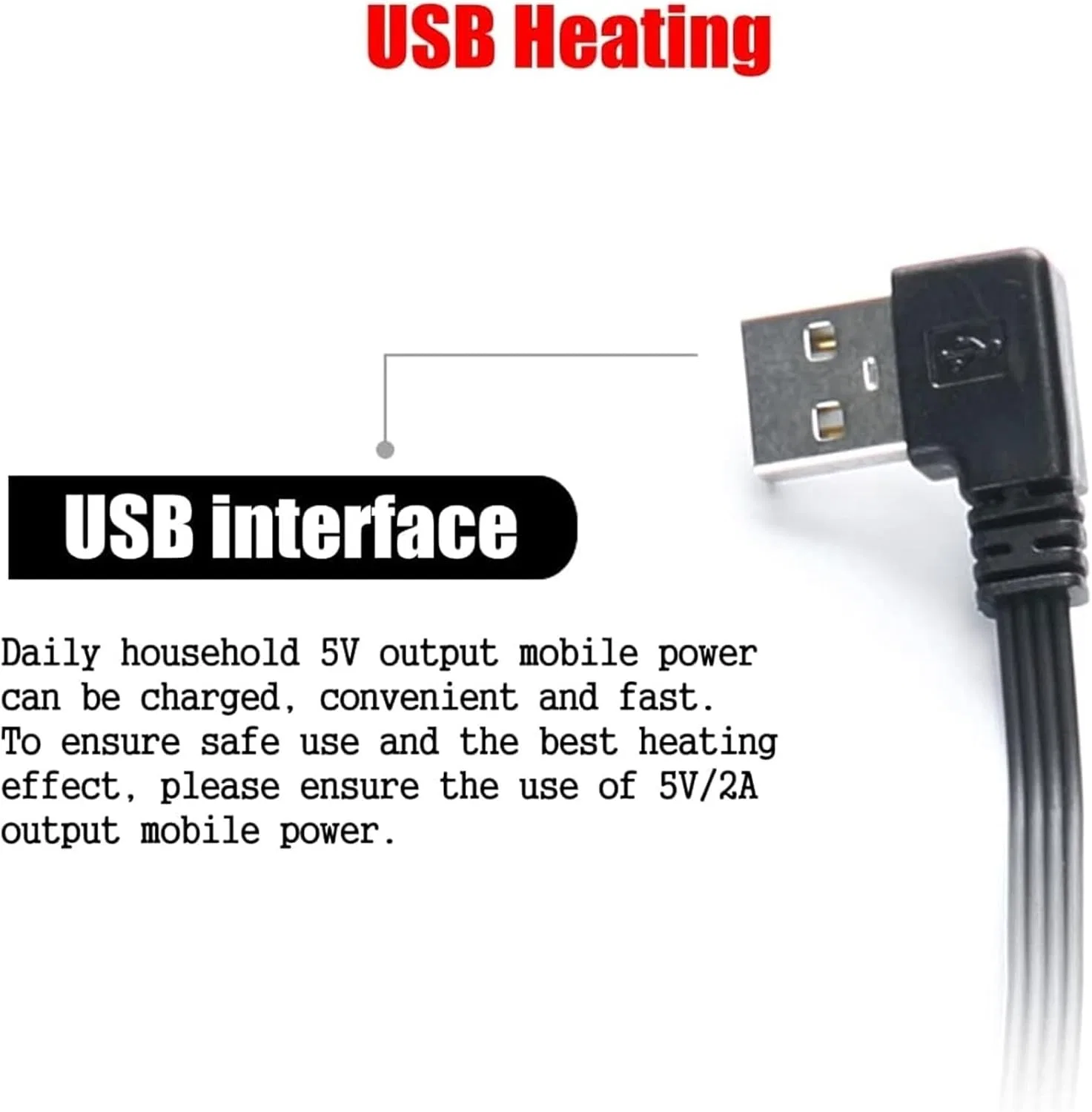Одежда с подогревом, 3 температурных режима, электрический терможилет с USB-подключением, регулируемый подогрев спины и груди — фото 4