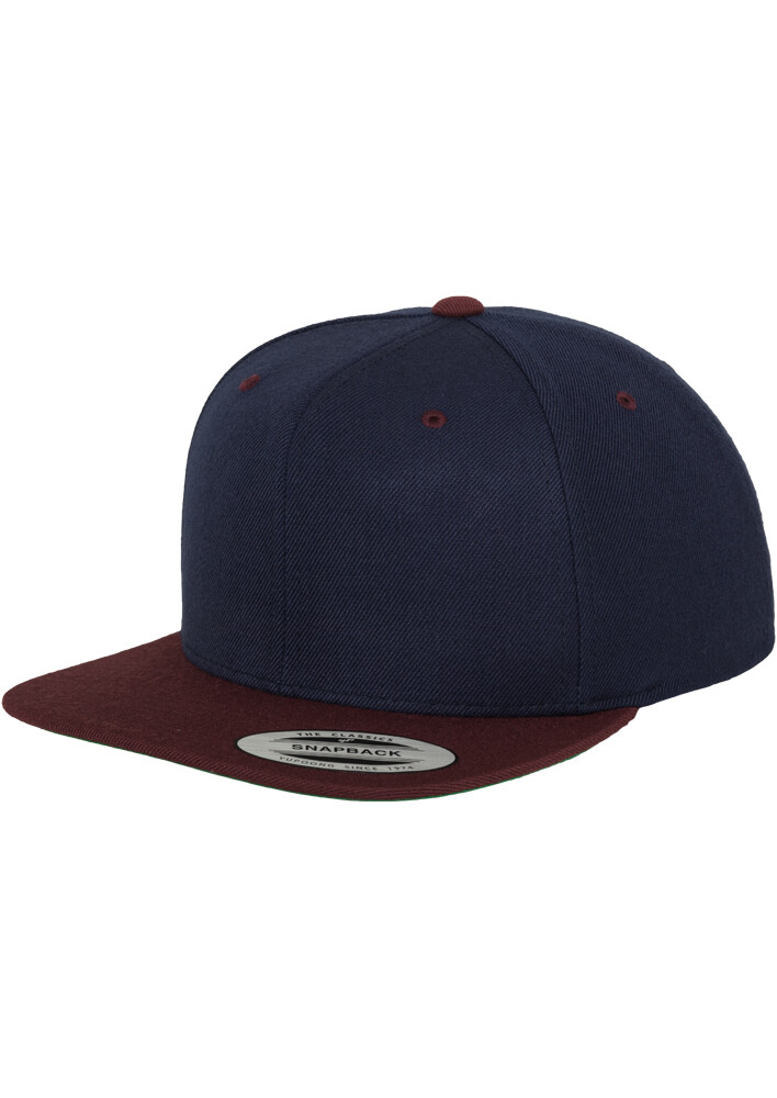 

Бейсболка Flexfit Snapback, цвет nvy/maroon