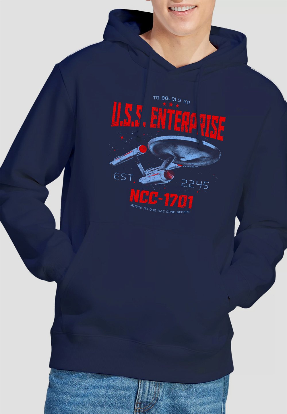 

Толстовка STAR TREK STARDATE Cotton Soul, темно-синий