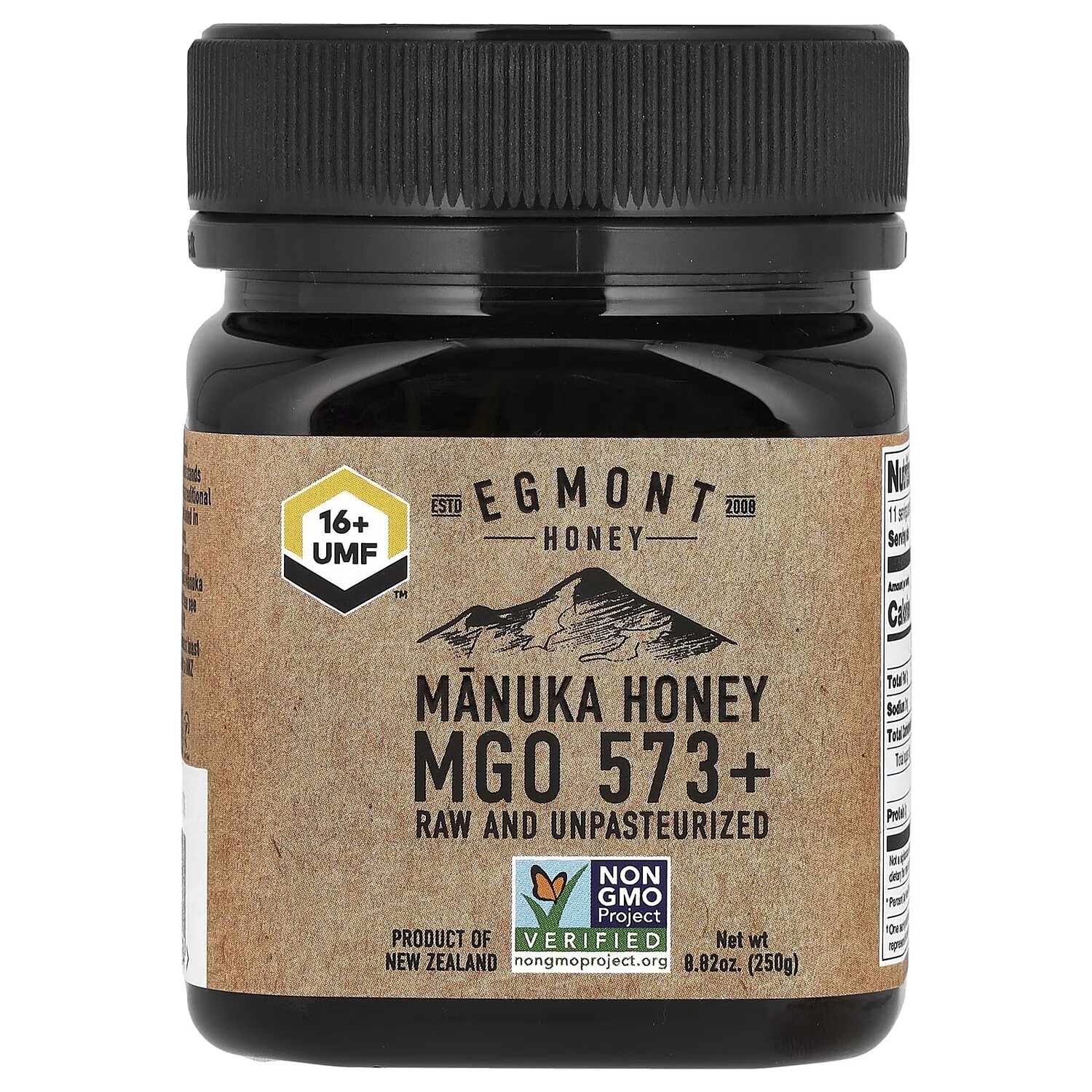 

Мед манука Egmont Honey MGO 573+ непастеризованный, 250 г