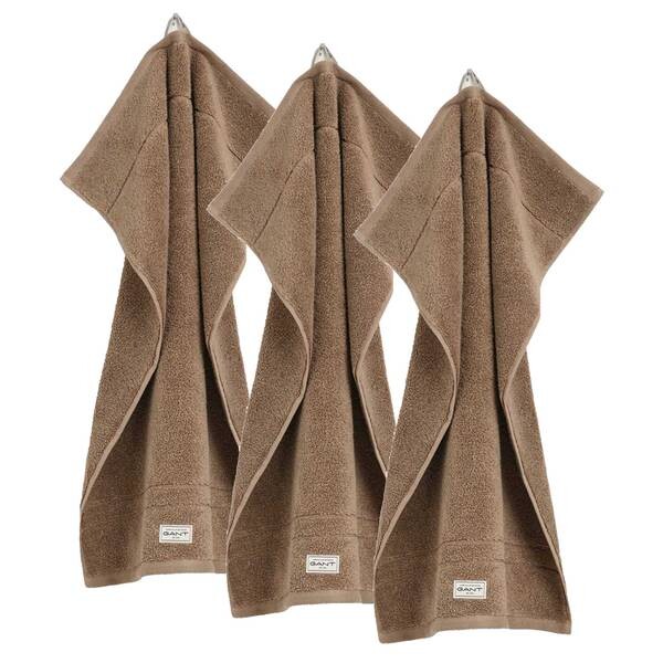 

Гостевое полотенце GANT Premium Towel 3er Pack, 50x10x30 см, бежевый