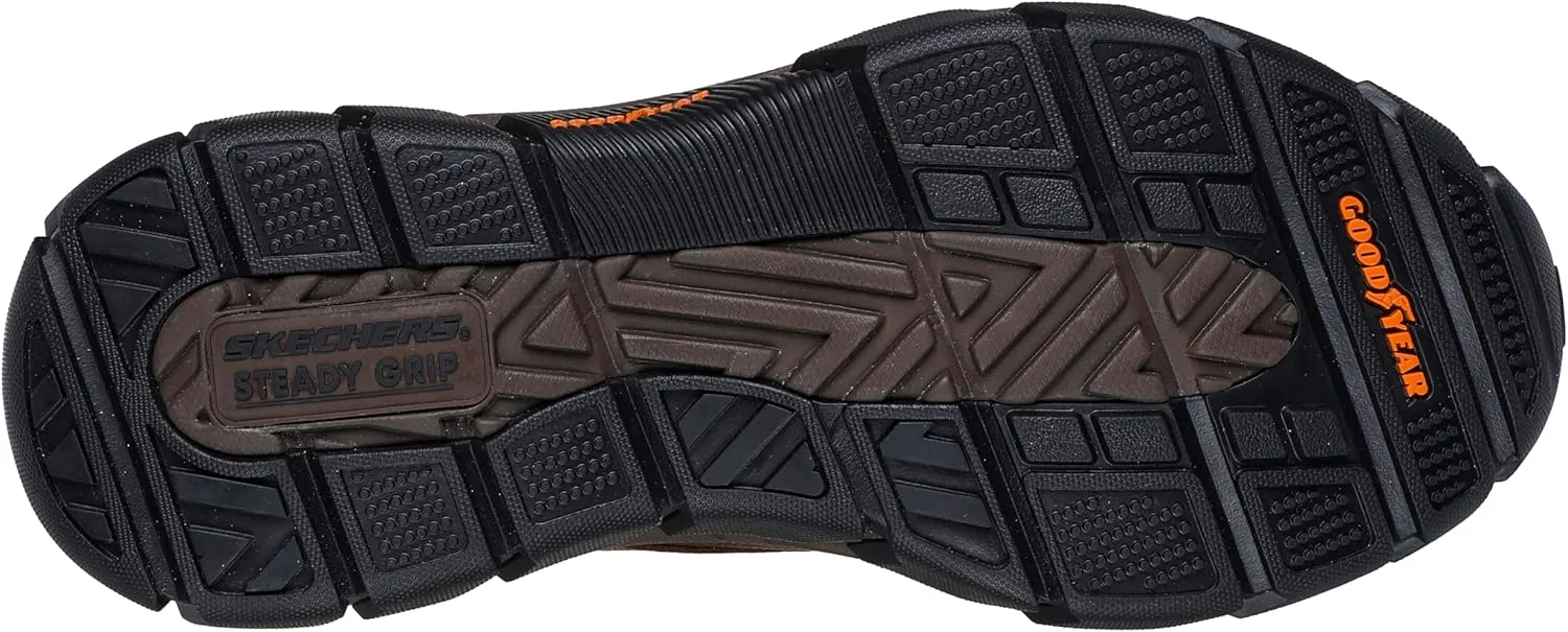 Мужские лоферы Skechers Respected Garrett, коричневый — фото 2