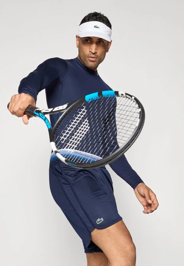 Футболка с длинными рукавами спортивная футболка с длинными рукавами Lacoste Sport, Navy Blue — фото 4