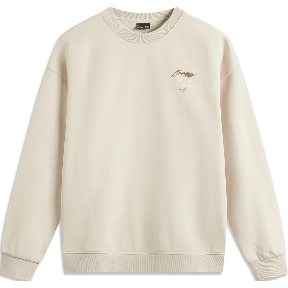 

Толстовка LiNing Sports Life Collection унисекс овсяно-серого цвета