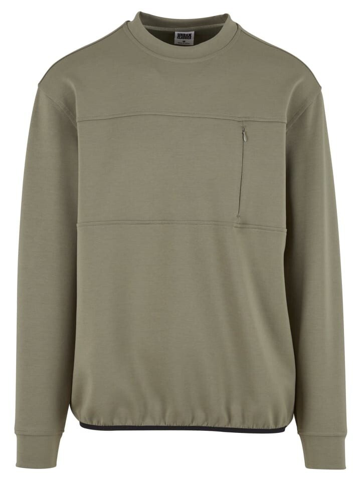 

Толстовка Urban Classics Rundhalsausschnitt, цвет palegreen