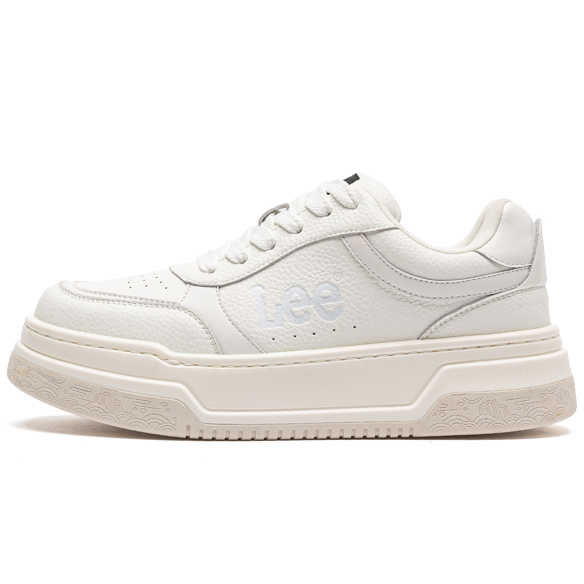 

Lee Белые кроссовки для скейтбординга с увеличенной высотой мужские low top