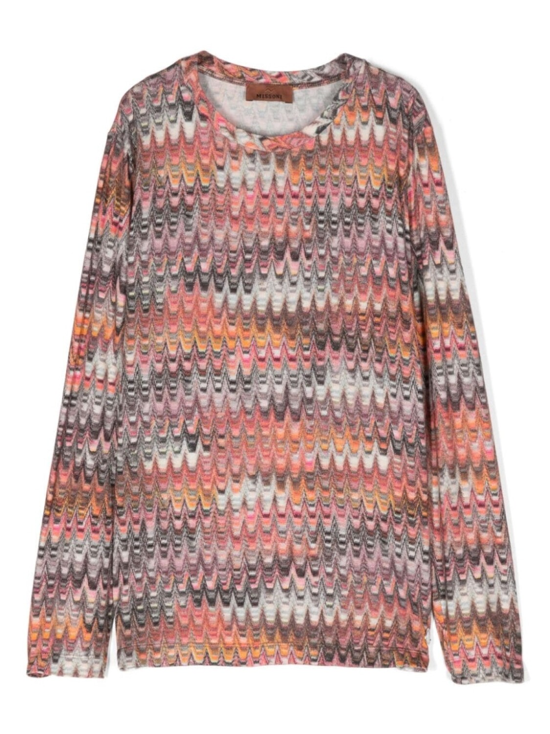 

Missoni Kids футболка с принтом зигзаг, черный