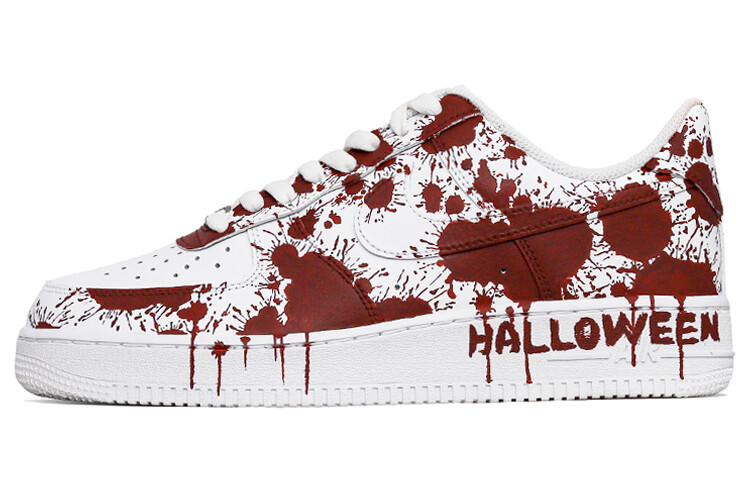 

Кроссовки Nike Air Force 1 Skateboard Shoes Men Low-Top White/Red