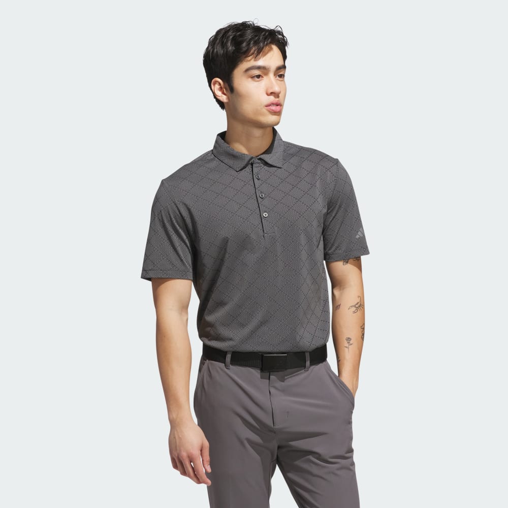 

Спортивная футболка Adidas Ultimate365 Hounds Jacquard Polo Shirt, цвет Carbon/Black