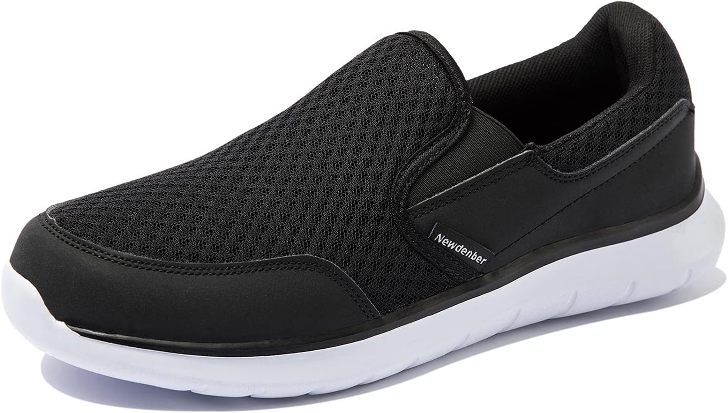 

Мужские повседневные легкие слипоны для ходьбы NewDenBer Sport, черный