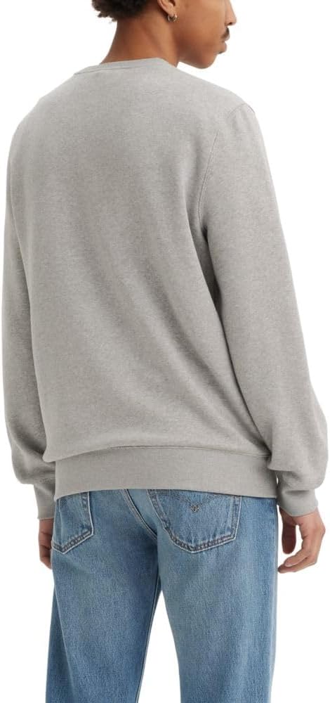 Мужские толстовки Levi's с круглым вырезом, Mid Tone Grey Heather — фото 2