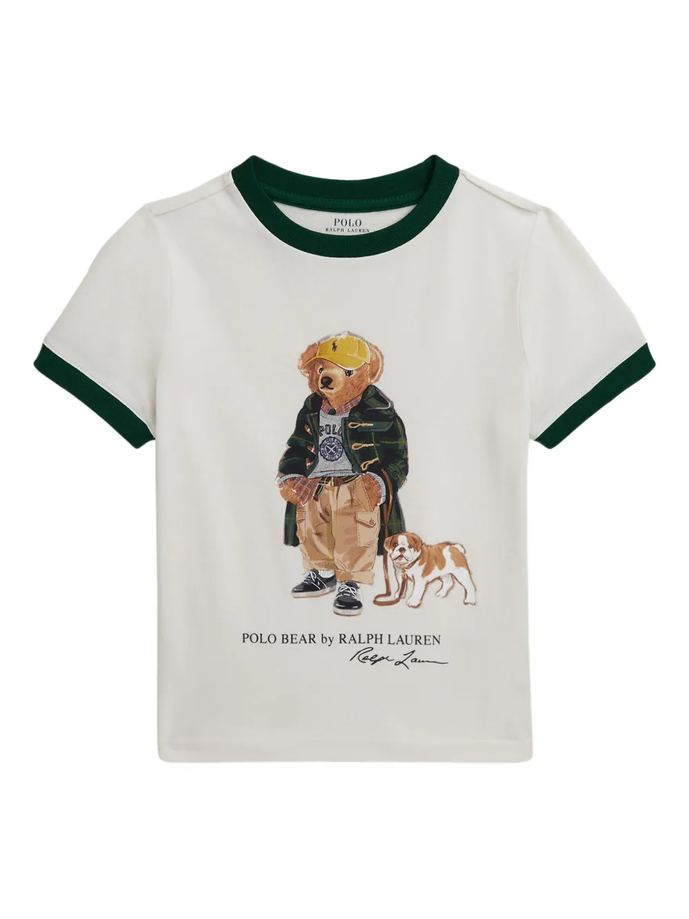 

Футболка с принтом POLO RALPH LAUREN KIDS, белый
