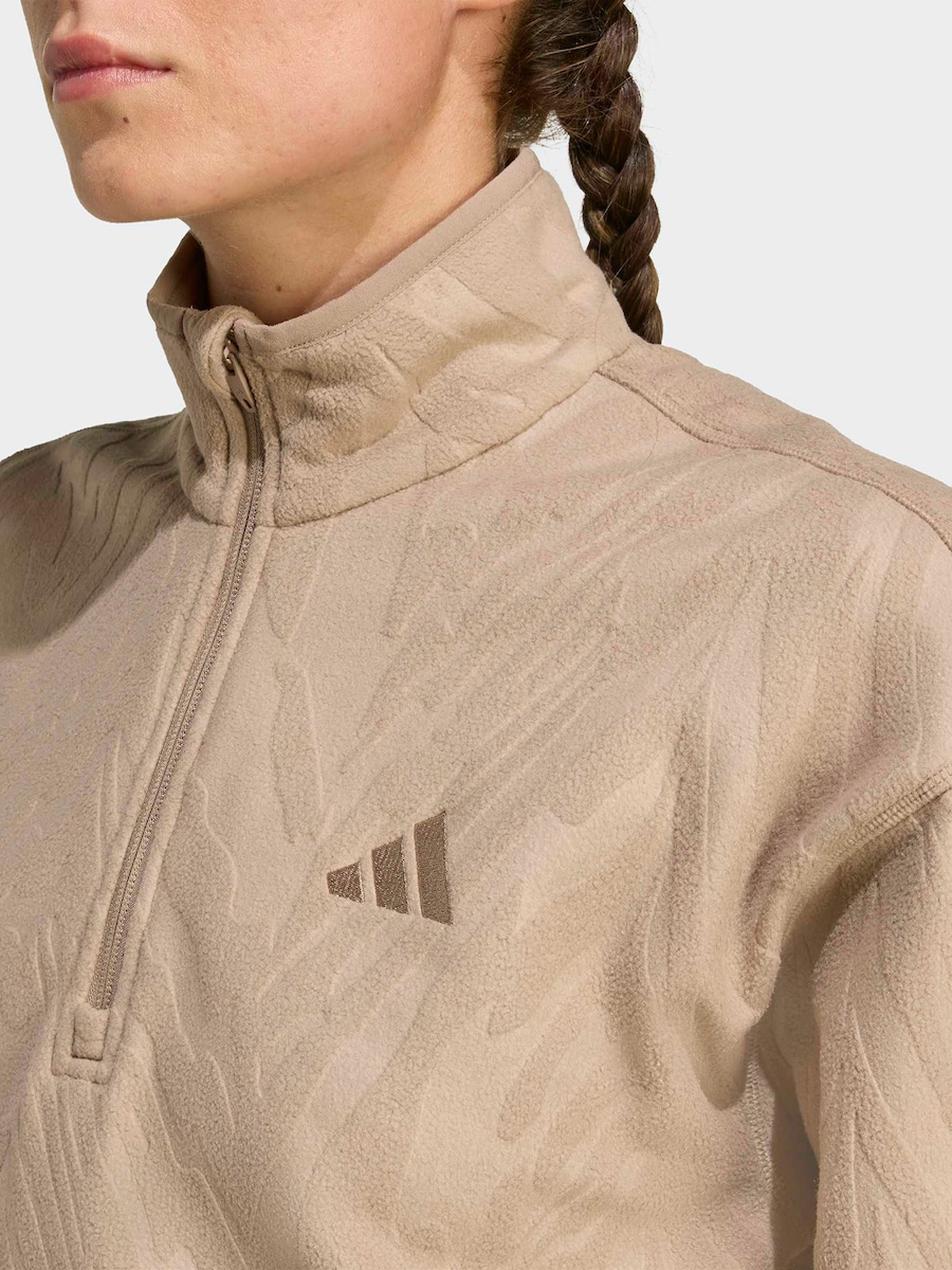 Спортивный свитер ADIDAS PERFORMANCE, светло-коричневый — фото 4