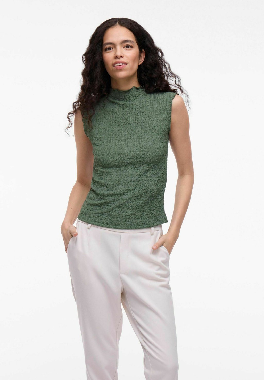 

Топ VIDELIA STEHKRAGEN - Blouse VILA, зеленый