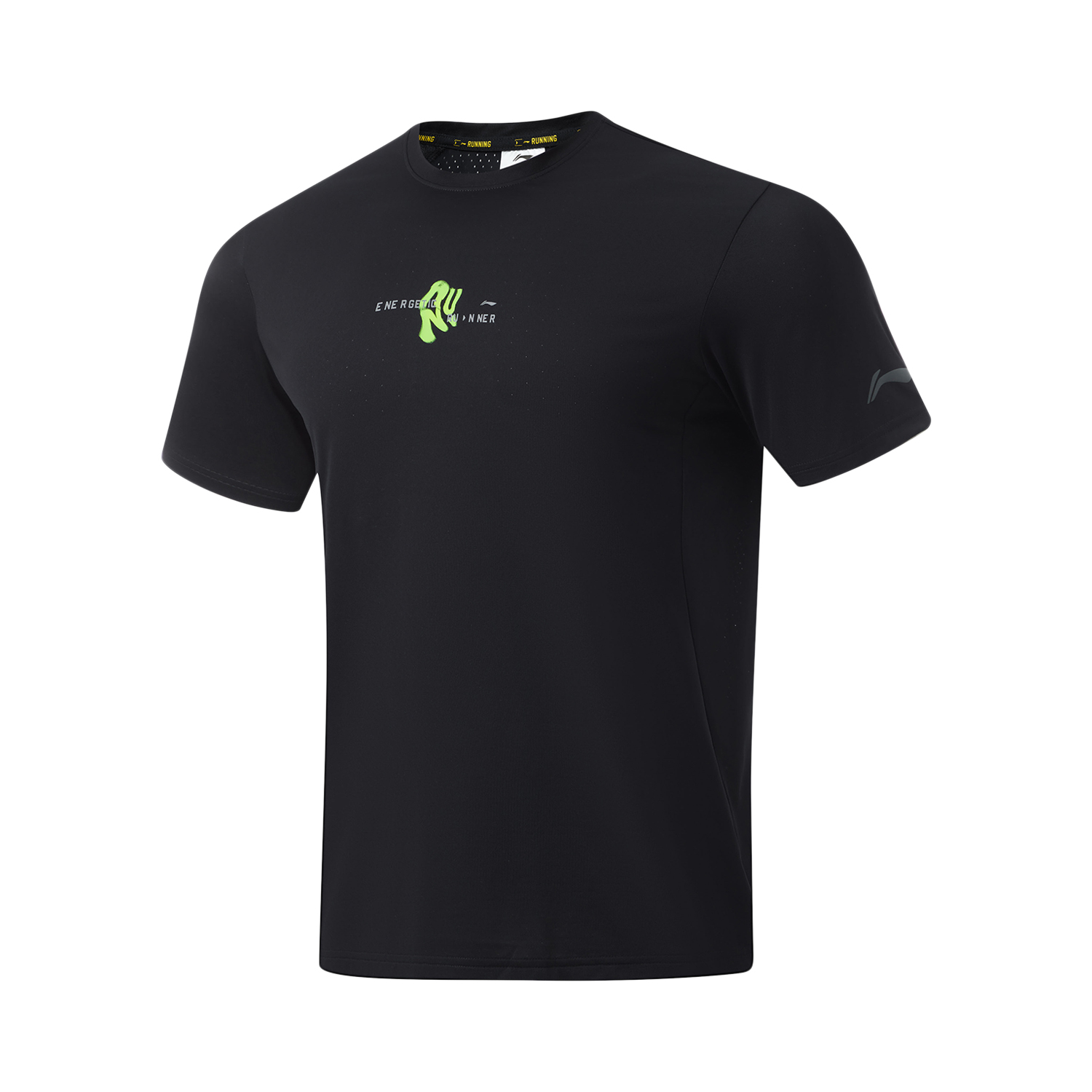 

LINING Футболка из коллекции Running, мужская, черная