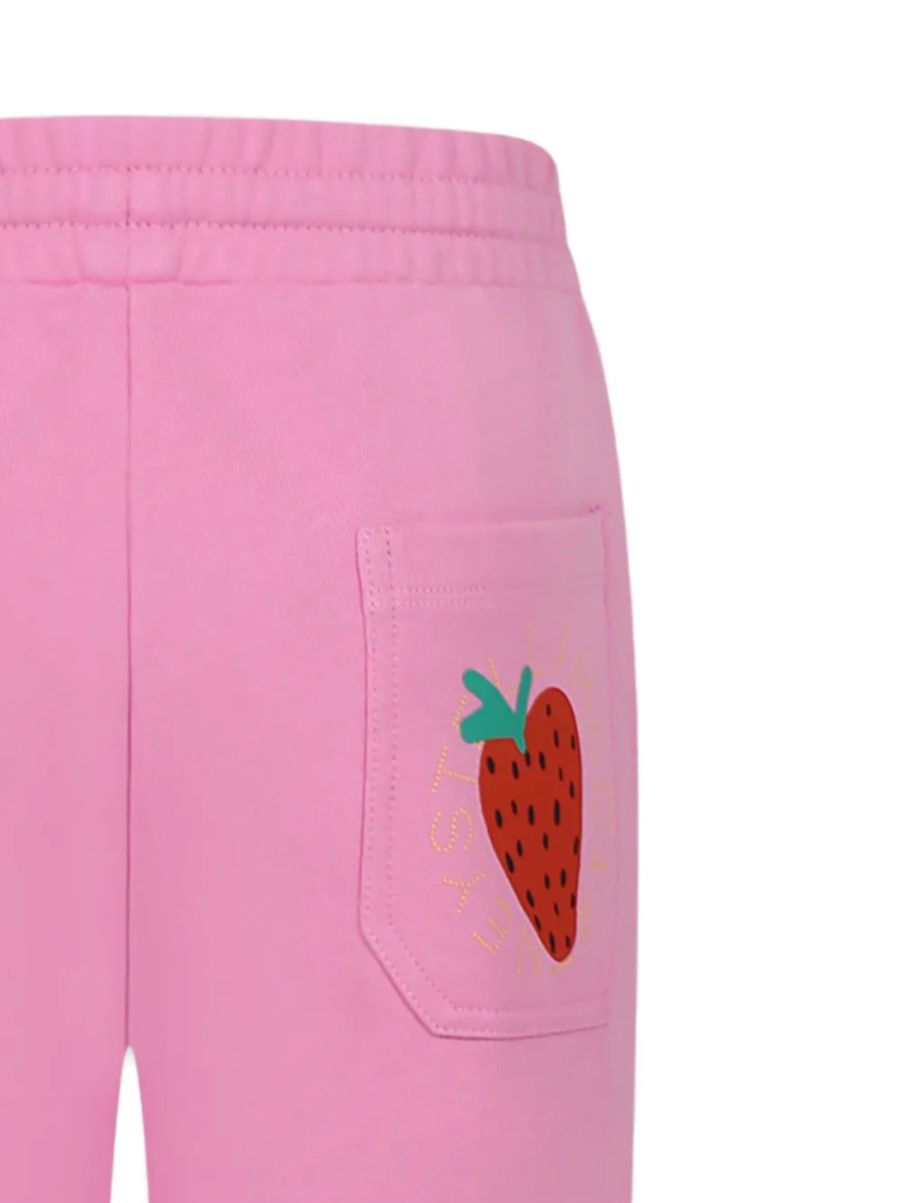 Спортивные брюки Stella McCartney Kids из органического хлопка, розовый — фото 3
