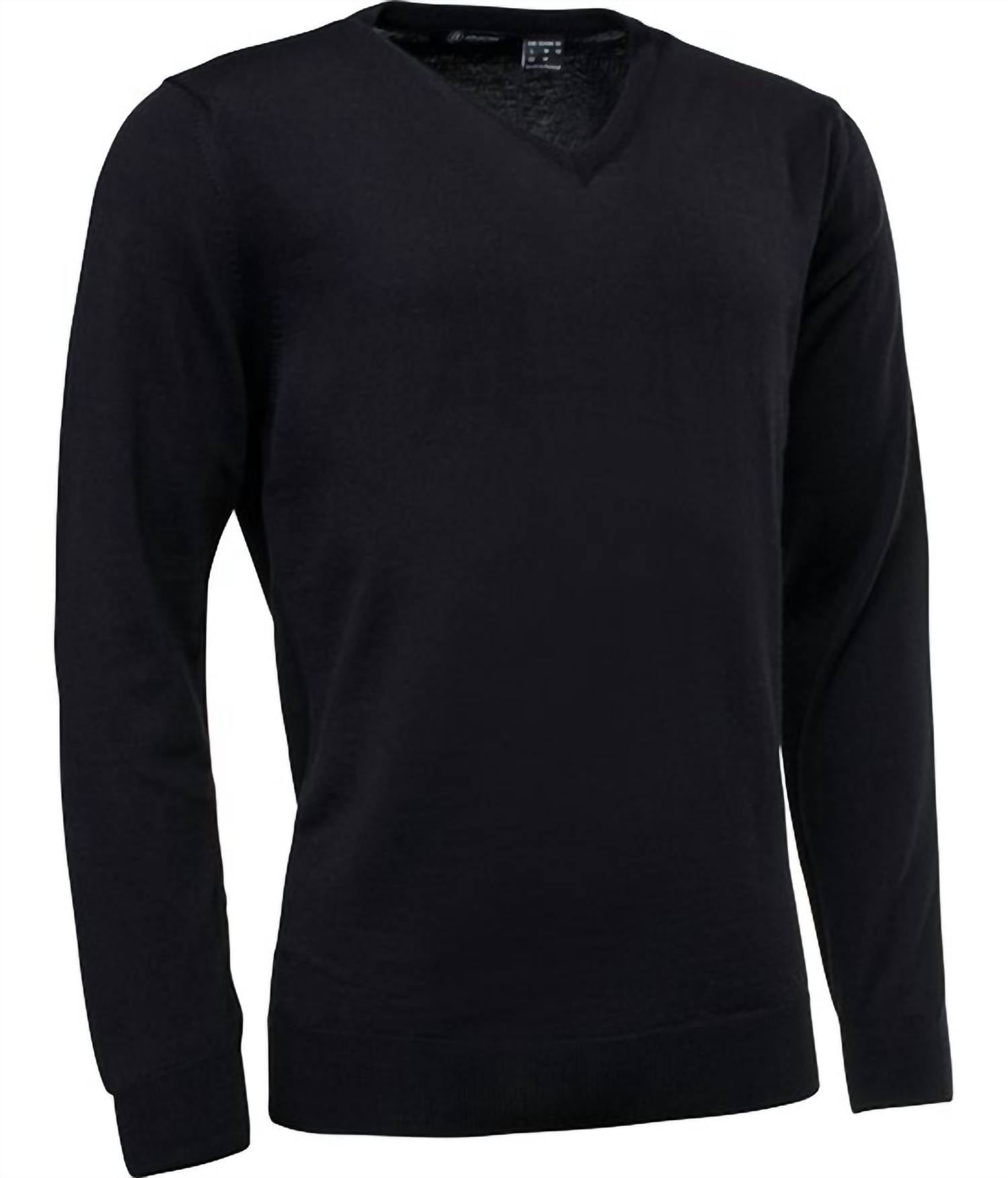 

Мужской свитер Milano Pullover черного цвета Abacus Sportswear US