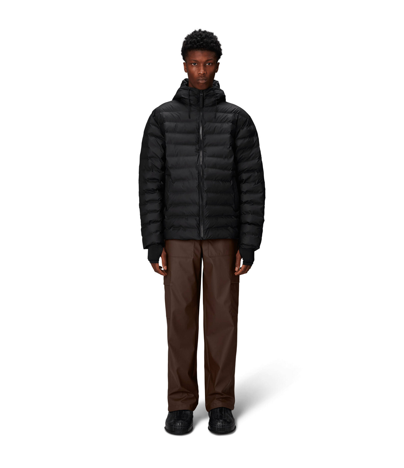 

Куртка Rains Lohja W3T2 Loose fit, черный