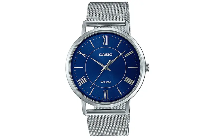 

CASIO Часы Men Standard Series Blue Watch MTP-B110M-2AV, Blue Dial