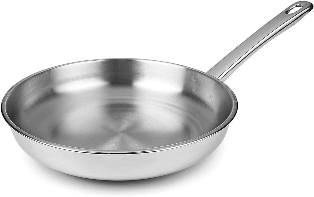 

Lacor 40625 Frypan Сковорода INOX Vitrocor, макс. диаметр 24 см, нержавеющая сталь, подходит для индукционных плит